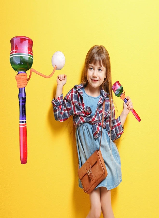 لعبة كرة الكأس من تويسيل، ألعاب تقليدية لتنمية التنسيق بين اليد والعين، وبناء المنطق، والتعلم للأطفال (متعددة الألوان، 50 غرام) - Image 2